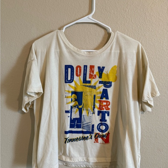 Dolly Parton Graphic Cream Tee - Picture 1 of 4